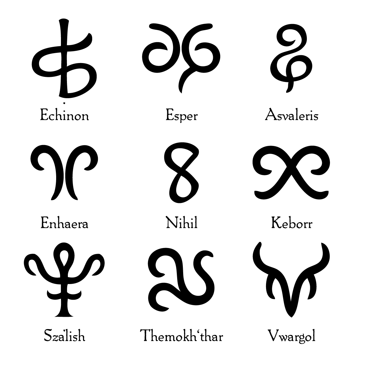 Maechte mystische Symbole 2